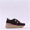 Marco Moreo Verona Laced Wedge Trainer - Brown Suede